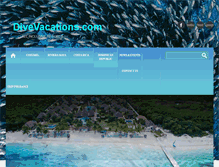 Tablet Screenshot of divevacations.com